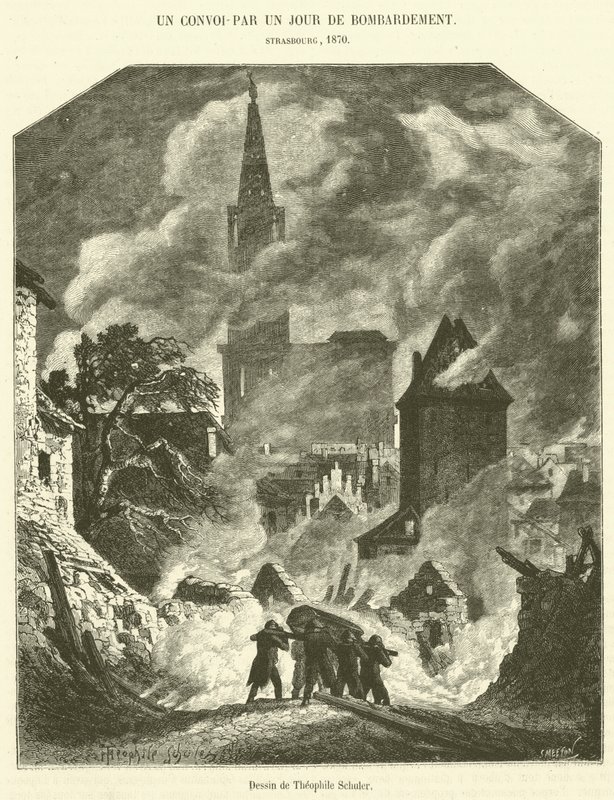 A Convoy-A Day of Bombardment (gravyr) av French School