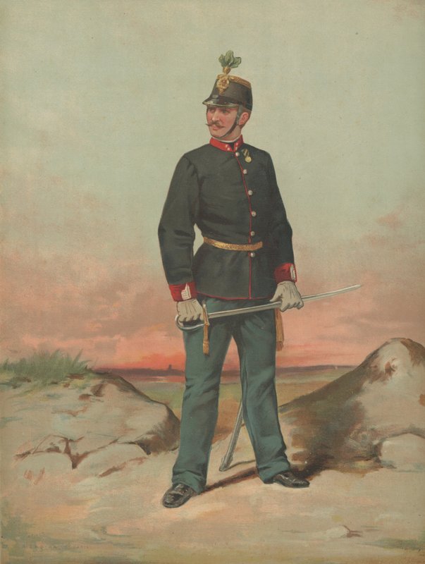Oidentifierad fransk soldat av French School
