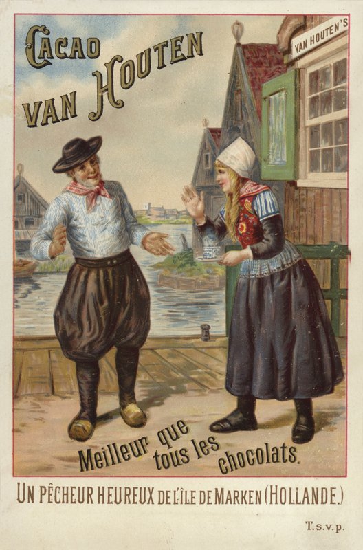 Van Houten Chocolate - holländskt par av French School