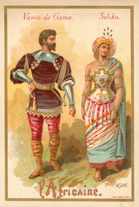 Vasco da Gama och Selika, från Giacomo Meyerbeers opera L
