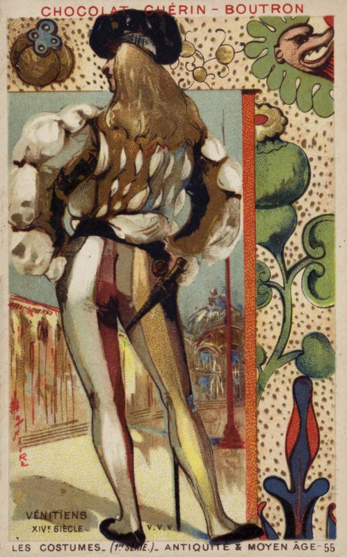 Venetiansk dräkt, 1300-tal av French School