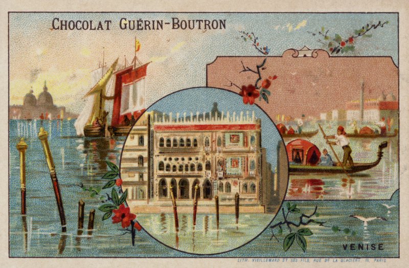 Venedig (chromolitho) av French School