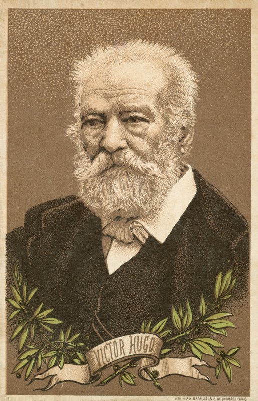 Victor Hugo, fransk poet, romanförfattare och dramatiker av French School
