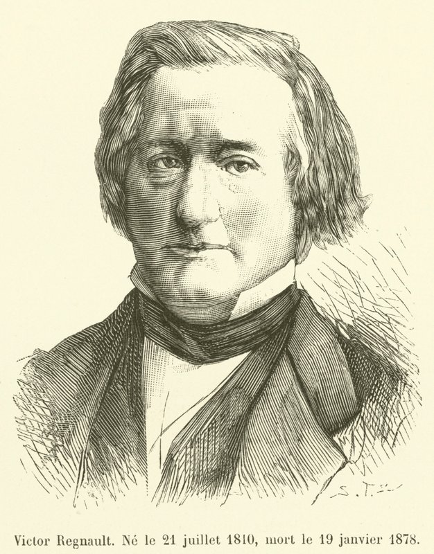 Victor Regnault, född 21 juli 1810, död 19 januari 1878 av French School