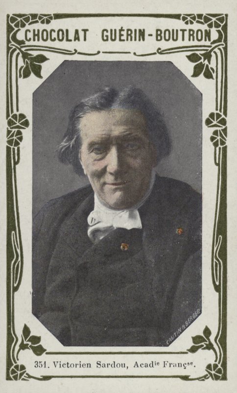 Victorien Sardou, Franska Akademien (färgad bild) av French School