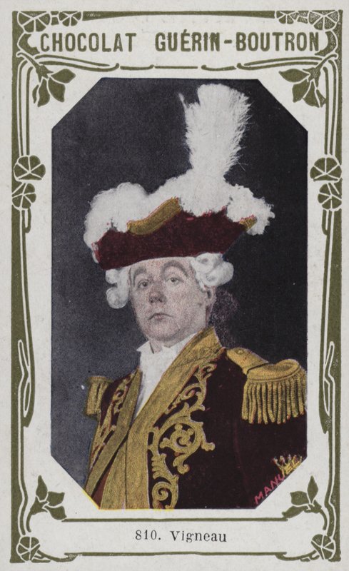 Vigneau (färgad bild) av French School