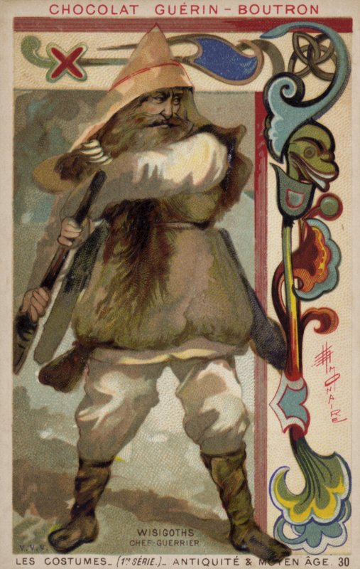 Visigoth krigshövding av French School