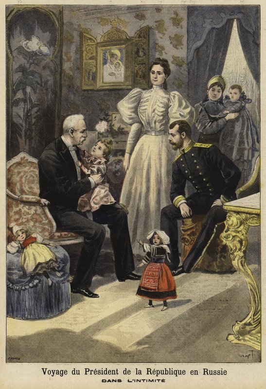 Frankrikes president Felix Faures besök i Ryssland 1897 av French School