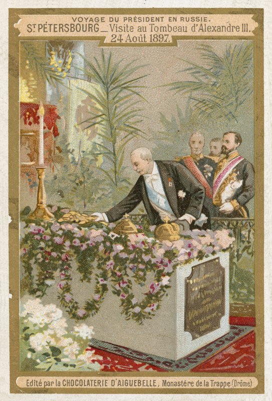 Frankrikes president Felix Faures besök i Ryssland den 24 augusti 1897 av French School