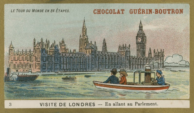 Besök i London - på väg till Houses of Parliament av French School