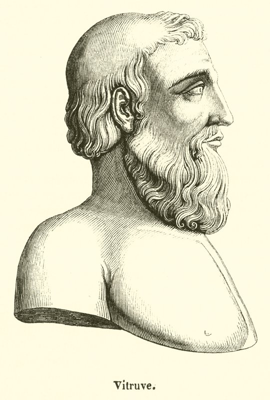 Vitruvius (gravyr) av French School