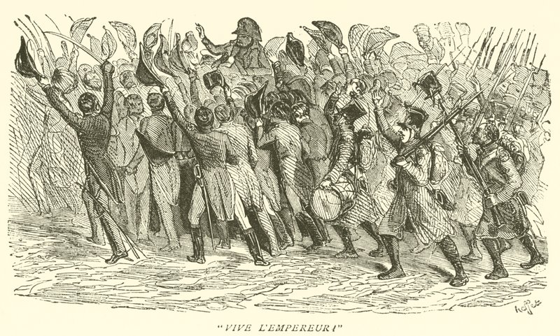 "Länge leve kejsaren!" (gravyr) av French School