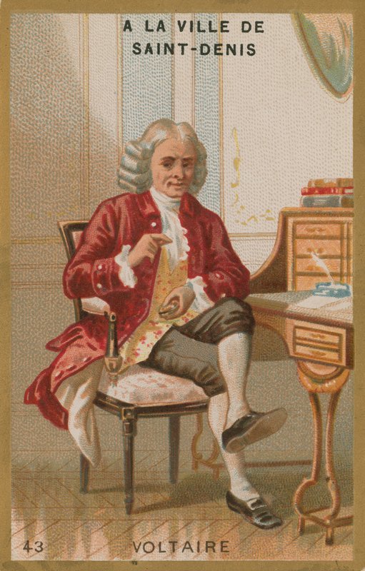 Voltaire, fransk upplysningsskribent och filosof av French School