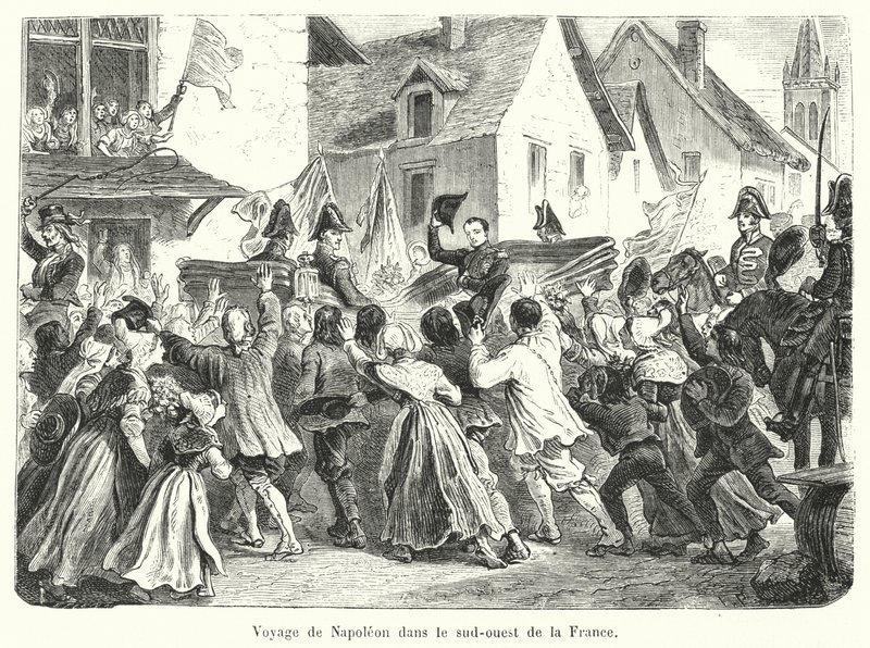 Napoleons resa till sydvästra Frankrike av French School