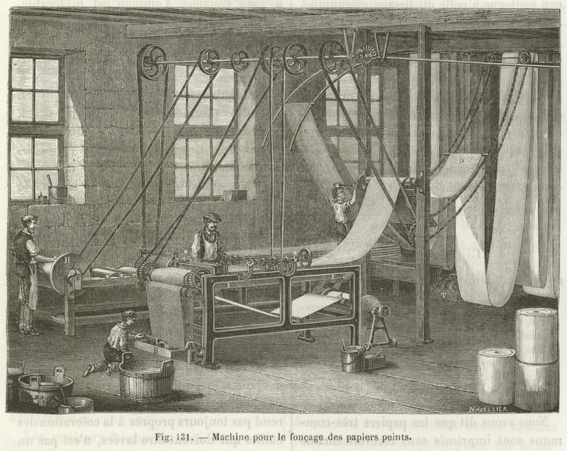 Tapetproduktion av French School