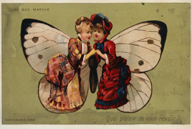 Vilket nöje att se dig igen! (chromolitho) av French School