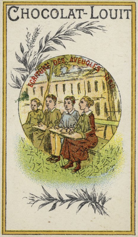 Skrivande för blinda, 1830 av French School
