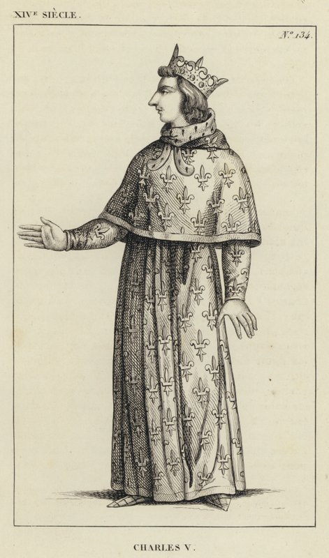 XIV Siecle, Karl V (gravyr) av French School