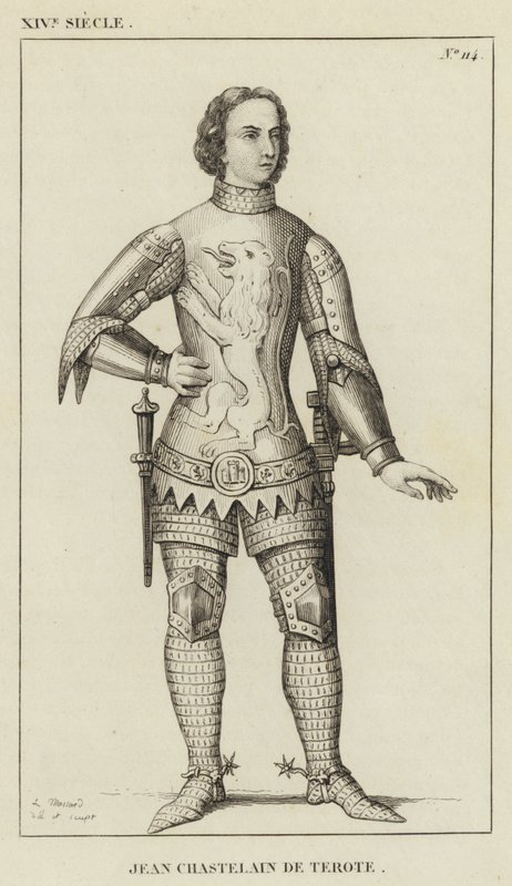 XIV Century, Jean Chastelain de Terote (gravyr) av French School