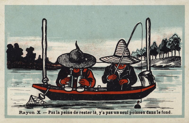 Röntgen - ingen idé att stanna här, det finns inte en enda fisk på botten av French School