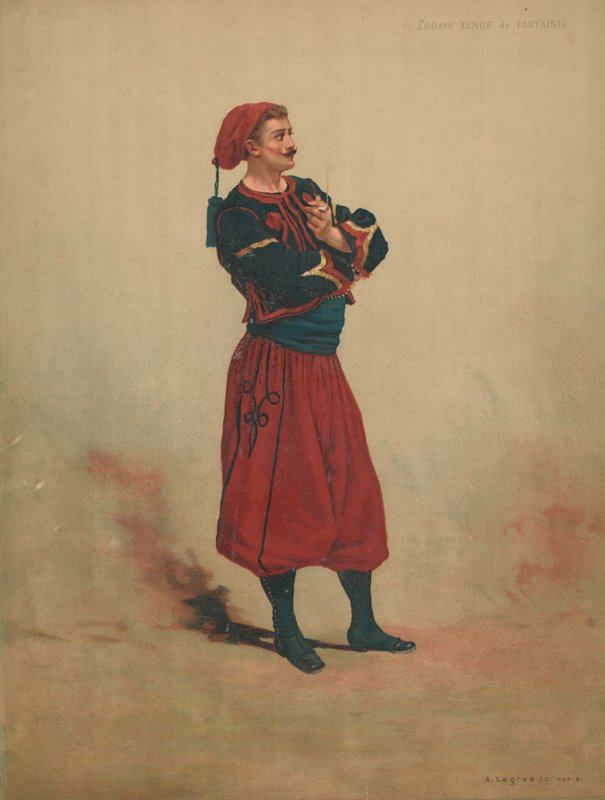 Zouave finklänning av French School