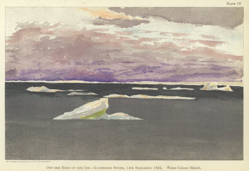 Utanför iskanten, samlar storm av Fridtjof Nansen