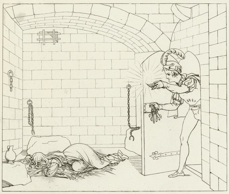 Illustration för Goethes Faust av Friedrich August Moritz Retzsch