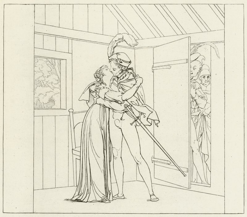 Illustration för Goethes Faust av Friedrich August Moritz Retzsch