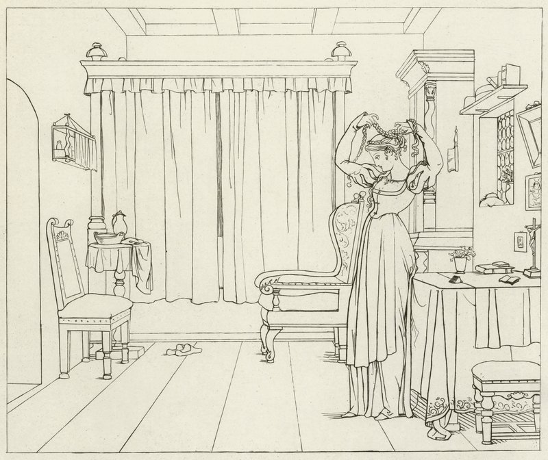 Illustration för Goethes Faust av Friedrich August Moritz Retzsch
