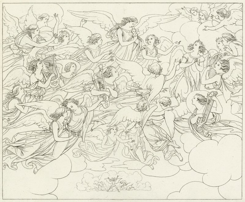 Illustration för Goethes Faust av Friedrich August Moritz Retzsch