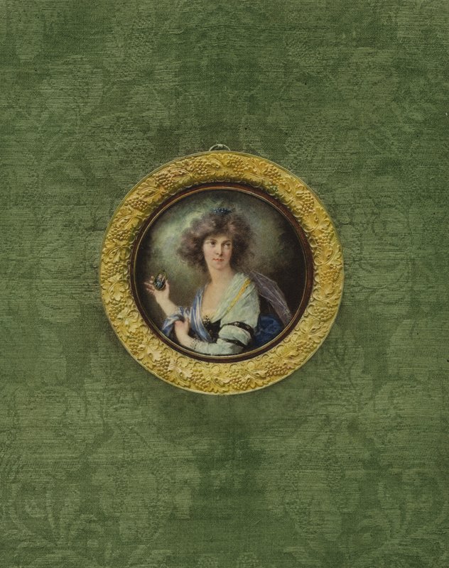 Portrait of the Countess of Taaffe  av Friedrich Heinrich Fuger