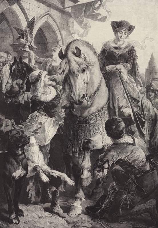 Rider ut till Hunt av Fritz Wagner