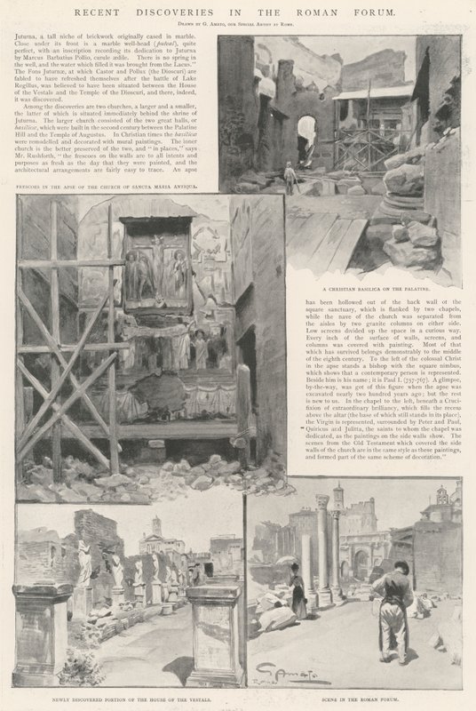 Nya upptäckter i Forum Romanum av G.S. Amato