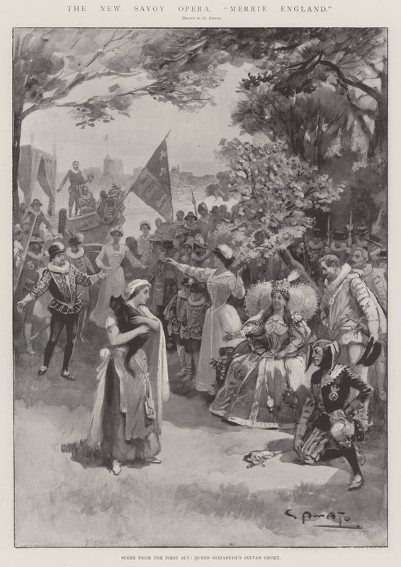 Den nya Savoy-operan, Merrie England av G.S. Amato