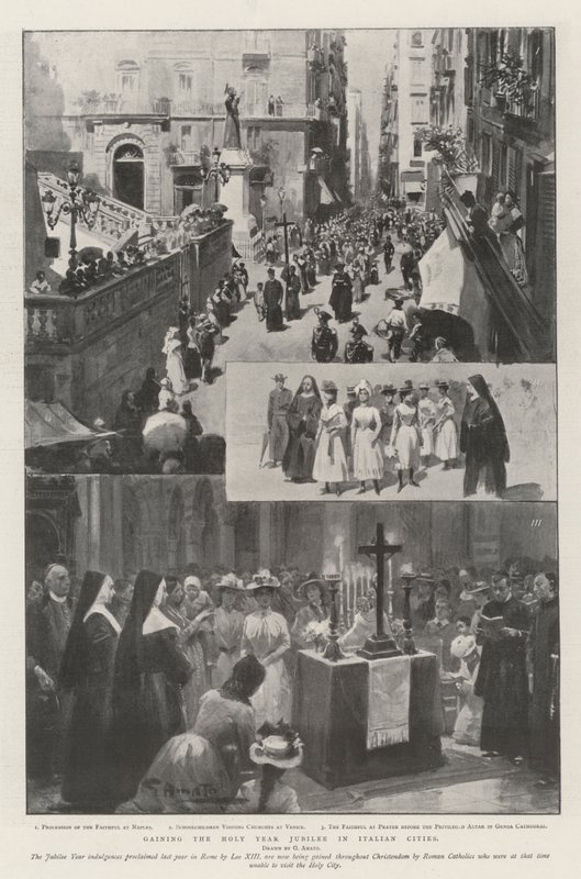 Att vinna heliga årsjubileet i italienska städer av G.S. Amato