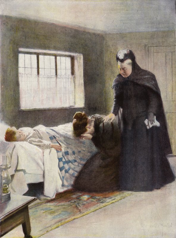 Drottning Victorias karaktär: Sympathy (färg litho) av G. Grenville Manton