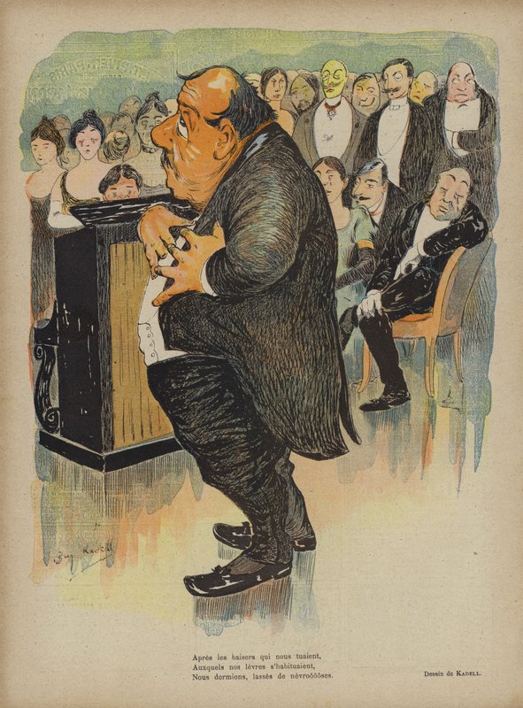 Illustration för Le Rire av G. Kadell