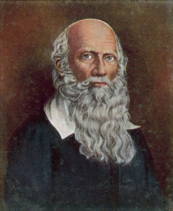 Johann Friedrich Jahn, tysk gymnastikinstruktör (färglitografi) av Georg Ludwig Engelbach Engelbach