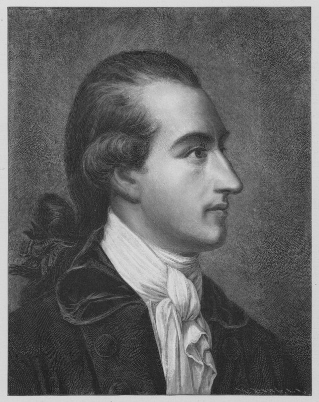 Johann Wolfgang von Goethe, tysk författare av Georg Oswald after May