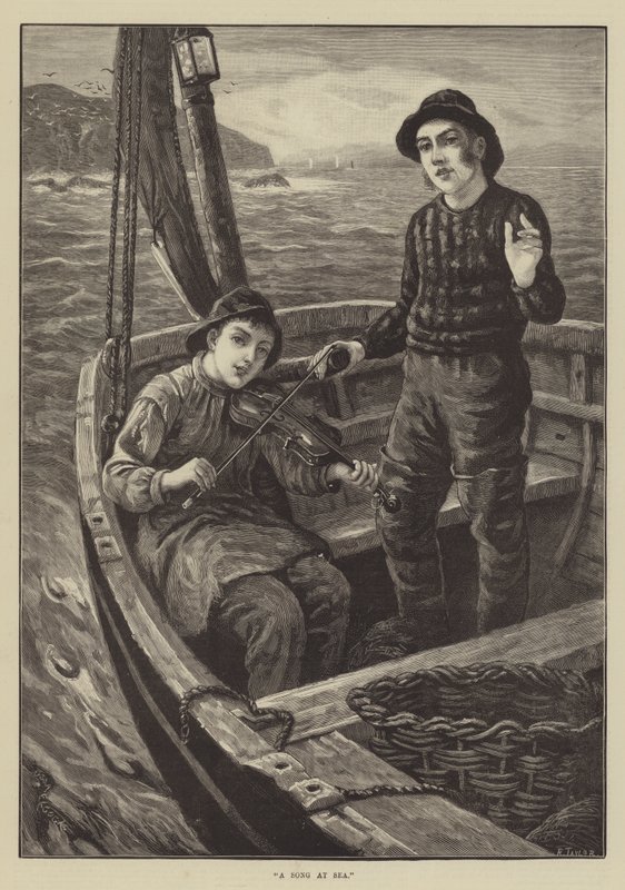 En sång till sjöss av George A. Elcock