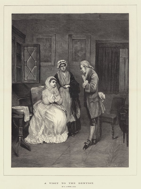 Ett besök hos tandläkaren av George Adolphus Storey