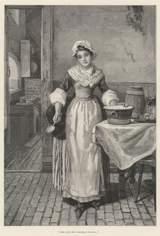 Kom, rör om julpuddingen! av George Adolphus Storey