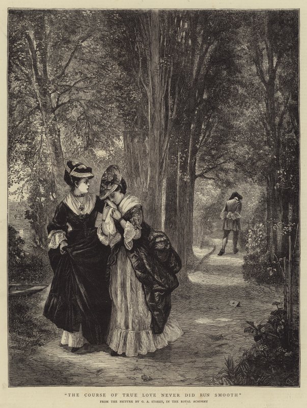 The Course of True Love har aldrig Run Smooth av George Adolphus Storey
