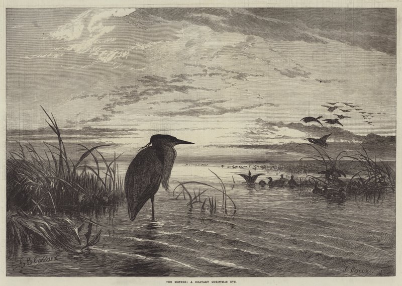Månaderna, en ensam julafton av George Bouverie Goddard