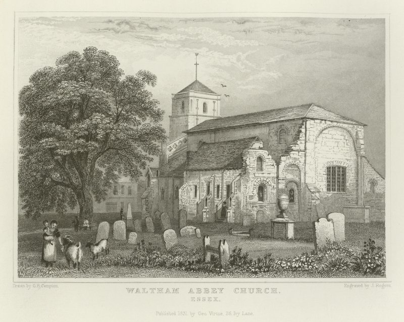 Waltham Abbey-kyrkan, Essex av George Bryant Campion
