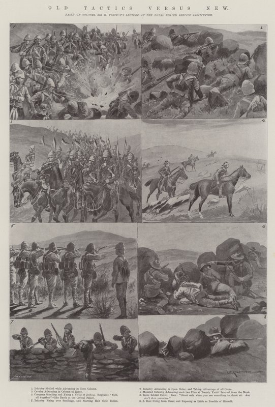 Gamla taktiker mot nya av George Derville Rowlandson