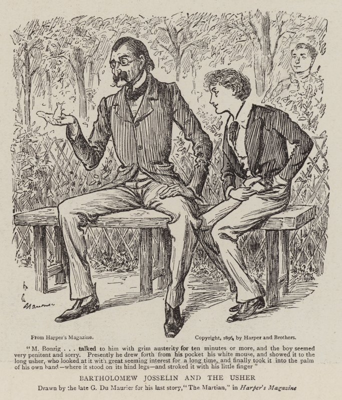Bartholomew Josselin och Usher av George du Maurier