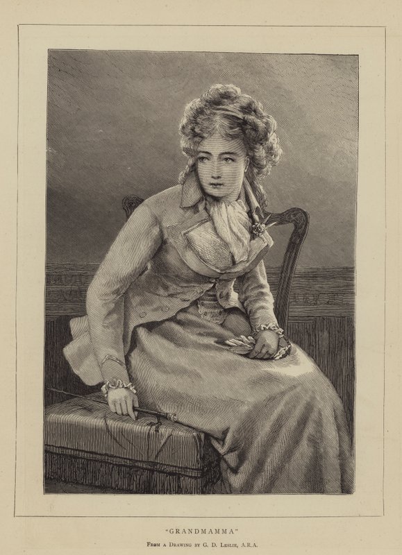 Grandmamma av George Dunlop Leslie