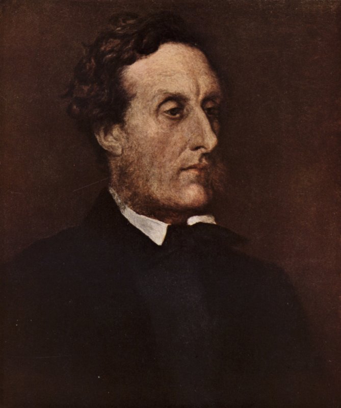 Antony Ashley-Cooper, sjunde earlen av Shaftesbury, KG av George Frederick Watts