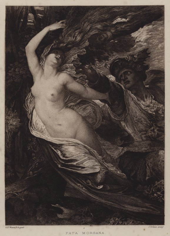 Morgana tjej av George Frederick Watts
